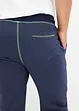 Joggebukse i denim-look med kontrastdetaljer, bonprix