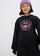 Sweatshirt med sweatbukse av økologisk bomull for barn (2-delt sett), bonprix