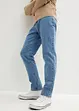 Classic Fit-jeans med linning som er elastisk i sidene, Straight, bonprix