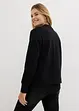 Sweatjakke med pilot-look, lang arm, bonprix