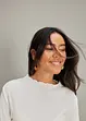 Ribbet topp i 100% bomull, bonprix
