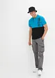 Piké poloshirt i økologisk bomull, slim fit, bonprix