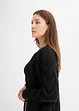 Åpen cardigan med flettemønster, bonprix