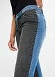 Straight-jeans Low Waist, Color Blocking, bonprix