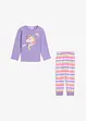 Pyjamas med økologisk bomull for barn (2-delt sett), bonprix