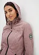 Lang funksjons-outdoorjakke med teddyfleece, vanntett, bonprix