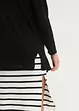 Cardigan i ren bomullsslub, bonprix
