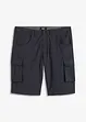 Bermudashorts i 100% bomull med cargolommer, Relaxed Fit, bonprix