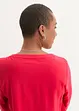 Langermet bluse i lett viskose med V-hals, bonprix