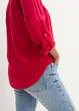 Langermet bluse i lett viskose med V-hals, bonprix