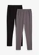 Termo-funksjonsleggings med mykt fleecefôr (2-pack), bonprix