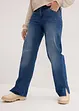 Wide Leg-jeans High Waist, komfortlinning, bonprix