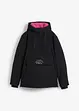 Ski-funksjonsjakke i pull on-modell med fleecefôr, vanntett, Oversized, bonprix