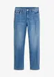 Straight-jeans med strasspynt, bonprix