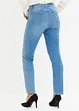 Straight-jeans med strasspynt, bonprix