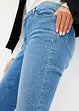 Straight-jeans med strasspynt, bonprix