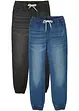 Pull on-bukse til barn (2-pack), bonprix