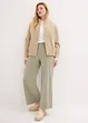 Kordfløyelsbukse med komfortlinning, High Waist, bonprix