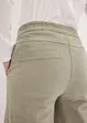 Kordfløyelsbukse med komfortlinning, High Waist, bonprix