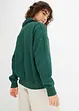 Sweatshirt med V-hals, bonprix