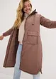Vid parkas i A-fasong med snøring, bonprix