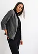 Jersey-blazer med glitter, bonprix