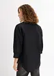 Oversized bluse av bomull med 3/4-lang arm, bonprix