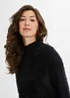 Genser i fjærgarn med vide ermer, Boxy Fit, bonprix
