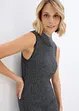 Strikket kjole med lurex, bonprix