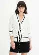 Cardigan med V-hals, bonprix