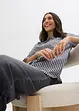 Oversized bluse med puffermer, bonprix