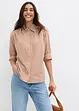 Oversized bluse med puffermer, bonprix