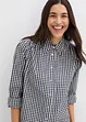 Oversized bluse med puffermer, bonprix