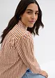 Oversized bluse med puffermer, bonprix