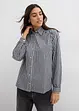 Oversized bluse med puffermer, bonprix