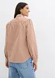 Oversized bluse med puffermer, bonprix