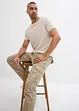 Relaxed Fit cargobukse i ren bomull, Straight, bonprix