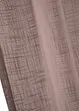 Gardin i lin-look med resirkulert polyester (2-pack), bonprix