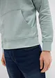 Sweatshirt med hette i ren bomull, bonprix