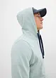 Sweatshirt med hette i ren bomull, bonprix