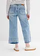 Wide Leg-jeans Mid Waist, cropped, bonprix