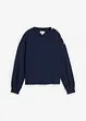 Sweatshirt med knapper, bonprix