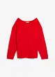 Oversized genser med flaggermusermer, bonprix