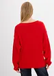 Oversized genser med flaggermusermer, bonprix
