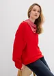 Oversized genser med flaggermusermer, bonprix