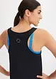 Treningstopp i racerback-modell, hurtigtørkende, bonprix