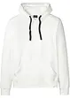Sweatshirt med hette i ren bomull, bonprix