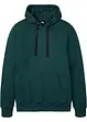 Sweatshirt med hette i ren bomull, bonprix