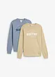 Sweatshirt (2-pack), bonprix