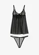 Babydoll og stringtruse ouvert (2-delt sett), VENUS